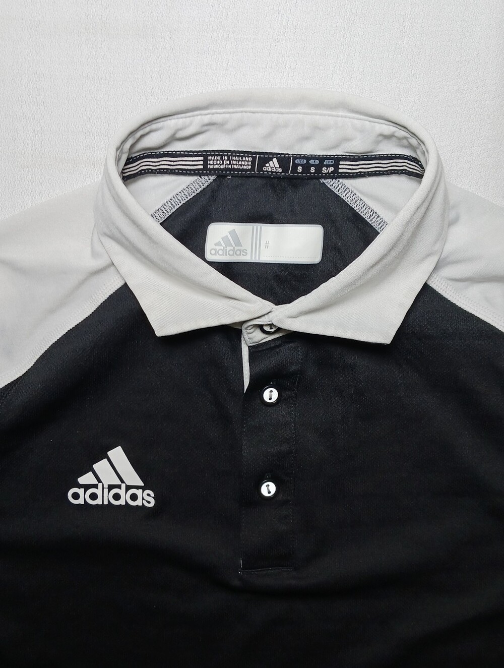 Adidas Mens Climalite Short Sleeve Coach's Polo Small Black White